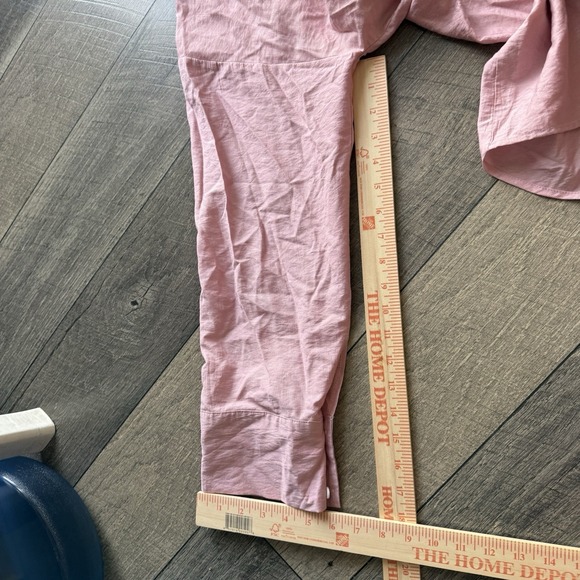 Y2K Princess Polly Oversized Pink‎ Button-Up Shirt Womens 6 Preppy Coastal Chic - Picture 8 of 8